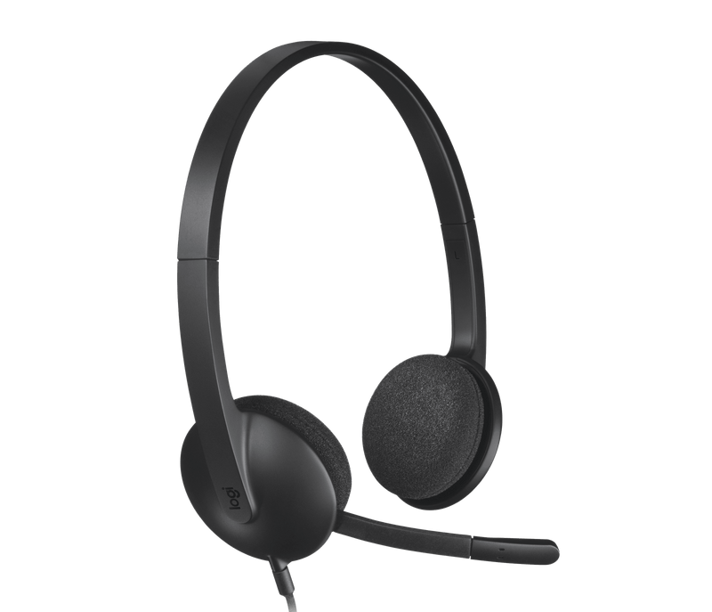 Logitech H340 USB Headset with Noise-Cancelling Mic
