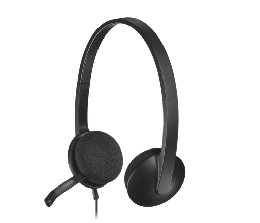 Logitech H340 USB Headset with Noise-Cancelling Mic
