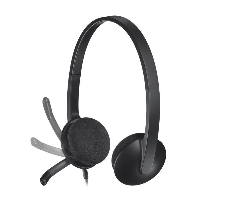 Logitech H340 USB Headset with Noise-Cancelling Mic