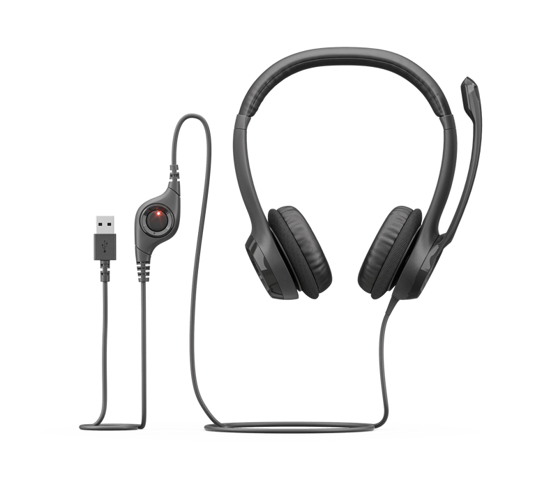 Logitech H390 USB Headset with Noise-Cancelling Mic