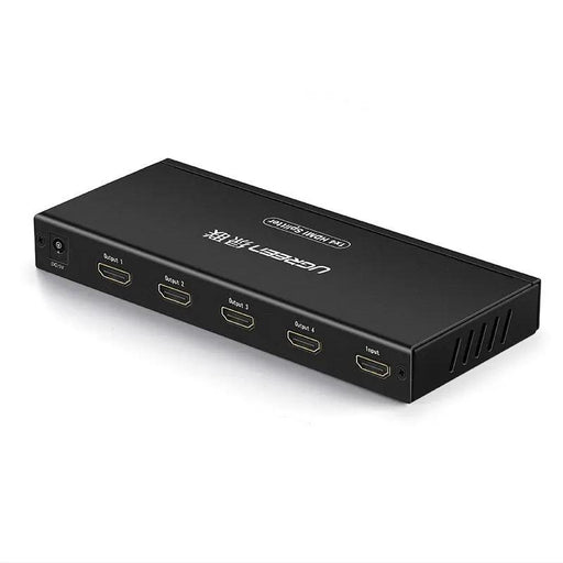 UGREEN 1x4 HDMI Splitter, HDMI Amplifier Splitter 1 In 4 Out, Supports 4K@30Hz, Full HD 1080P, 3D for TV, Monitor, Projector (40202) Ugreen