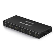 UGREEN 1x4 HDMI Splitter, HDMI Amplifier Splitter 1 In 4 Out, Supports 4K@30Hz, Full HD 1080P, 3D for TV, Monitor, Projector (40202) Ugreen