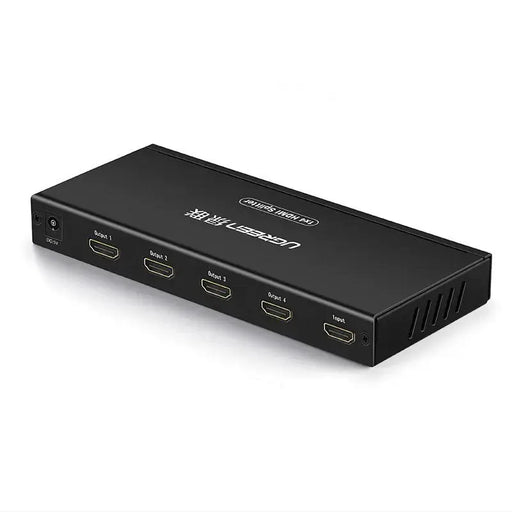 UGREEN 1x4 HDMI Splitter, HDMI Amplifier Splitter 1 In 4 Out, Supports 4K@30Hz, Full HD 1080P, 3D for TV, Monitor, Projector (40202) Ugreen