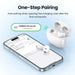 UGREEN HiTune H5 True Wireless Bluetooth 5.3 Active Noise Cancelling Earbuds 26H Battery 13.6mm Drivers White 15612 Ugreen