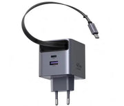 UGREEN 45W GaN Fast Charger with Retractable Cable | EU Pin Charger(65822) TeckPot