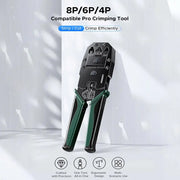 UGREEN RJ45 Crimping Tool NW304 (35971) – 3-in-1 Ethernet Cable Crimper, Cutter & Stripper for CAT5/CAT6/CAT7/CAT8 TeckPot