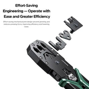 UGREEN RJ45 Crimping Tool NW304 (35971) – 3-in-1 Ethernet Cable Crimper, Cutter & Stripper for CAT5/CAT6/CAT7/CAT8 TeckPot