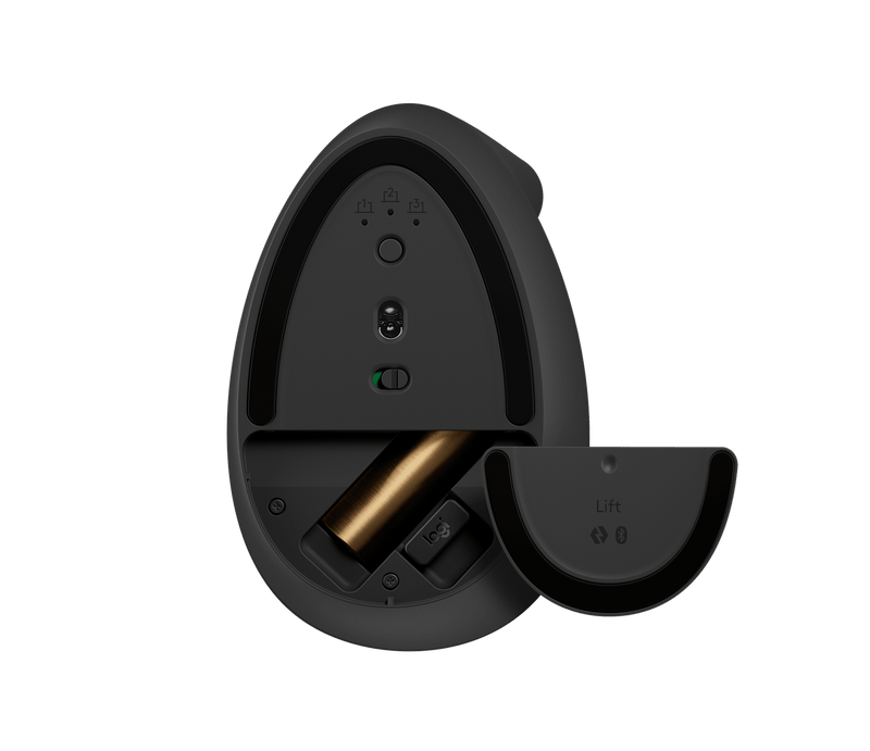 Logitech Lift Vertical Ergonomic Wireless Mouse – Graphite
