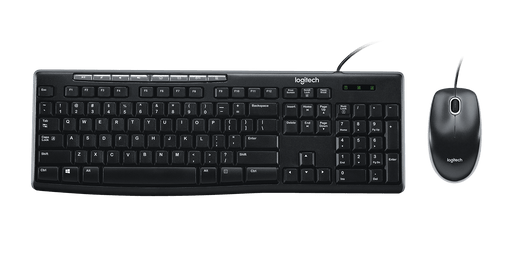 Logitech MK200 Wired Media Keyboard and Mouse Combo