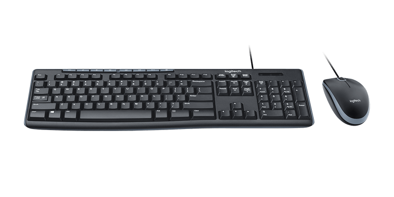 Logitech MK200 Wired Media Keyboard and Mouse Combo