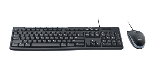 Logitech MK200 Wired Media Keyboard and Mouse Combo