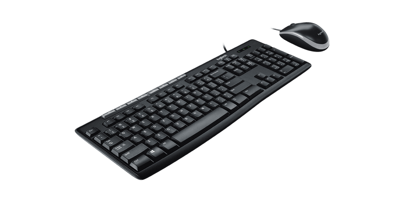 Logitech MK200 Wired Media Keyboard and Mouse Combo