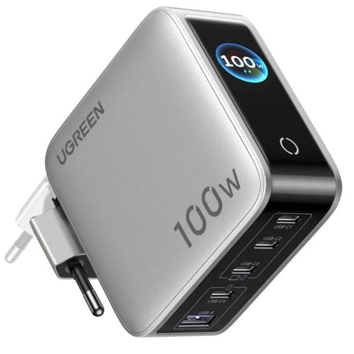 UGREEN X773 65620B 100W 5-port GaN charger with smart display 