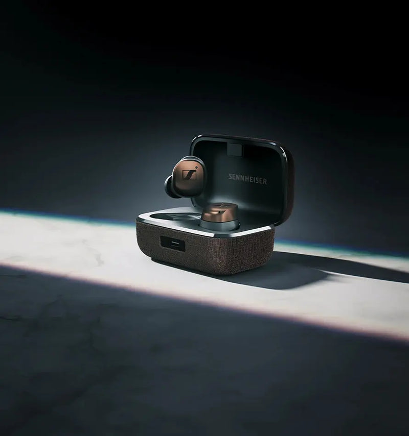 Sennheiser Momentum True Wireless 4 Smart Earbuds with Bluetooth 5.4, Crystal-Clear Sound, Comfortable Design, 30-Hour Battery Life, Adaptive ANC, LE Audio and Auracast - Black Copper Sennheiser