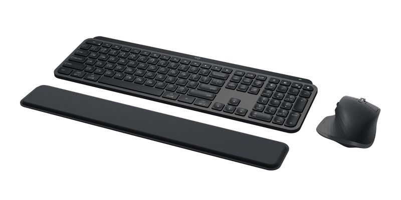 Logitech MX Keys S Combo – Keyboard, MX Master 3S Mouse and Palm Rest
