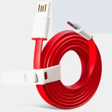 STK Noodle Data Sync Charging Cable Micro USB (Red) 2M-DLCFLMICRORD/PP5 STK