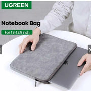 UGREEN Laptop Sleeve for 13–13.9 Inch Laptops, Shockproof & Waterproof Leather Protective Case (60985) TeckPot