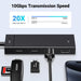 UGREEN 10Gbps 4 in 1 USB C Hub, USB 3.2 Adapter with 2 USB-C 3.2 and 2 USB-A 3.2 Splitter Extender for MacBook Pro/Air, iPad Pro, iPhone 15/15 Pro Max, Surface, PC, Laptops and More (35583) TeckPot