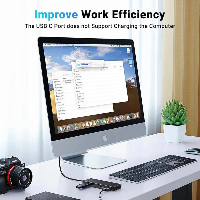 UGREEN 10Gbps 4 in 1 USB C Hub, USB 3.2 Adapter with 2 USB-C 3.2 and 2 USB-A 3.2 Splitter Extender for MacBook Pro/Air, iPad Pro, iPhone 15/15 Pro Max, Surface, PC, Laptops and More (35583) TeckPot