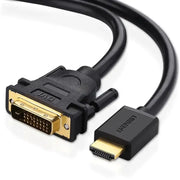 UGREEN 1.5M HDMI to DVI Cable 1080P High Speed Male to DVI-D 24+1 Bi-Directional Video Converter Monitor PC Laptop HDTV 11150 Ugreen