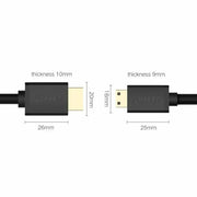 UGREEN Mini HDMI to HDMI Cable 1.5M 4K@60Hz High Speed HDMI 2.0 Camera DSLR Tablet Raspberry Pi Monitor Projector (11167) Ugreen