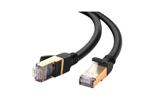 UGREEN 11273 black 10m Ethernet cable connector view