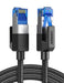 UGREEN 1.5M Cat 8 Ethernet Cable, High Speed Braided LAN Network Cord, 40Gbps 2000MHz Shielded Internet Cable with Gold - Plated RJ45 Connector, Compatible with Router, Switch, Modem, PS5, Xbox, PC (80430) - Ugreen India