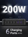 UGREEN 200W Nexode 6-Ports USB C PD Charger Support GaN II (40914/ Open Box) - TeckPot