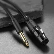 UGREEN 2M 6.5mm Mono Male to XLR Female Audio Cable Professional Microphone Cable Mixer Amplifier Studio Black 20719 Ugreen