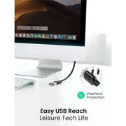 UGREEN USB 3.0 Type A Extension Cable 3M Male to Female 5Gbps Data Transfer PlayStation Xbox Oculus VR USB Flash (30127) Ugreen