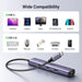 UGREEN 4 in 1 USB C to Ethernet Adapter, Thunderbolt 3 to USB 3.0 Gigabit RJ45 Multiport Hub Compatible with MacBook Pro 13/14/16 Air, iMac, iPad, Surface Book, Dell XPS, Chromebook, and More (60600) TeckPot