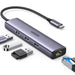 UGREEN 4 in 1 USB C to Ethernet Adapter, Thunderbolt 3 to USB 3.0 Gigabit RJ45 Multiport Hub Compatible with MacBook Pro 13/14/16 Air, iMac, iPad, Surface Book, Dell XPS, Chromebook, and More (60600) TeckPot