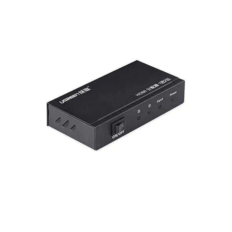 UGREEN 1x2 HDMI Splitter 1 In 2 Out HDMI Amplifier Splitter 4K@30Hz Full HD 1080P 3D TV Monitor Projector Dual Display 40201EU Ugreen