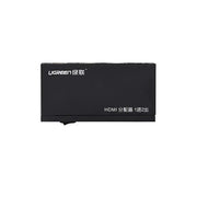 UGREEN 1x2 HDMI Splitter 1 In 2 Out HDMI Amplifier Splitter 4K@30Hz Full HD 1080P 3D TV Monitor Projector Dual Display 40201EU Ugreen