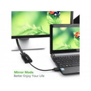 UGREEN HDMI to VGA Adapter Audio HDMI Male VGA Female Converter 1080P 60Hz 3.5mm Audio Port Monitor Projector HDTV (40233) Ugreen