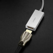 UGREEN USB-C to HDMI Adapter with 20cm Cable, 4K@30Hz Video Converter, USB-C Male to HDMI Female, Compact Design – White (40273) Ugreen