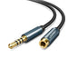 UGREEN 2M 3.5mm Audio Extension Cable Male to Female Braided AUX Headphone Jack Extender Car Laptop Smartphone 40675 Ugreen