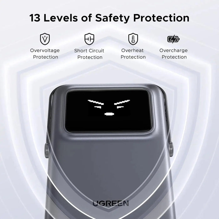 UGREEN Uno Magnetic Power Bank 5000mAh Compatible with Magsafe, Wireless Portable Charger with USB C 20W Fast Charging Battery Pack Compatible with iPhone 15 Pro Max, 15,14 Plus, 13 Series, Black (35605B) TeckPot