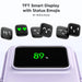 UGREEN Uno Magsafe Power Bank 5000mAh Magnetic Battery Pack 20W Fast Charging Portable Charger with Foldable Stand Emoji TFT Display Powerbank for iPhone 16 Pro Max/15 Plus/14/13/12 Series, Purple (35606) TeckPot
