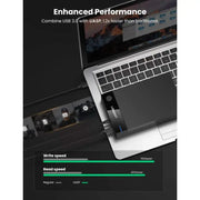 UGREEN External Hard Drive Enclosure 3.5" 2.5" SATA SSD HDD USB 3.0 SATA III UASP 5Gbps Tool-Free Case Portable (50422) Ugreen