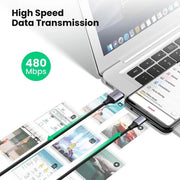 UGREEN 60145 USB 2.0 480Mbps file-transfer illustration