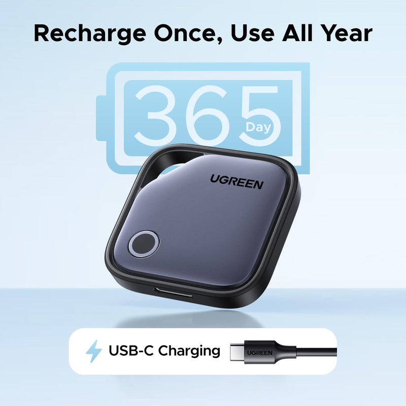 UGREEN Finder Pro USB-C charging and up to 365-day battery life
