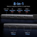 UGREEN 8 in 1 USB C Docking Station with Dual Monitor, 4K Triple Display USB C Hub with 2 HDMI, DP, 2 USB A&C 3.2 Ports, 100W PD, Dock Compatible for MacBook, Dell, HP, Lenovo, Surface etc (35625/Open Box) TeckPot