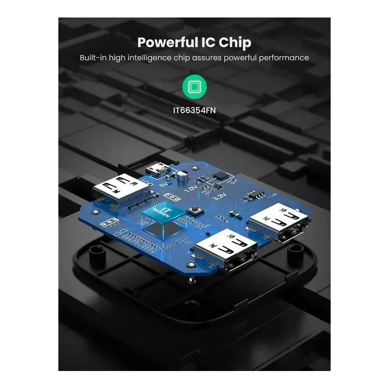 GREEN HDMI Switch 2-in-1 Out Bi-Directional HDMI Splitter 4K 60Hz 1080P 3D TV Monitor Projector Auto Switch 80126 Ugreen