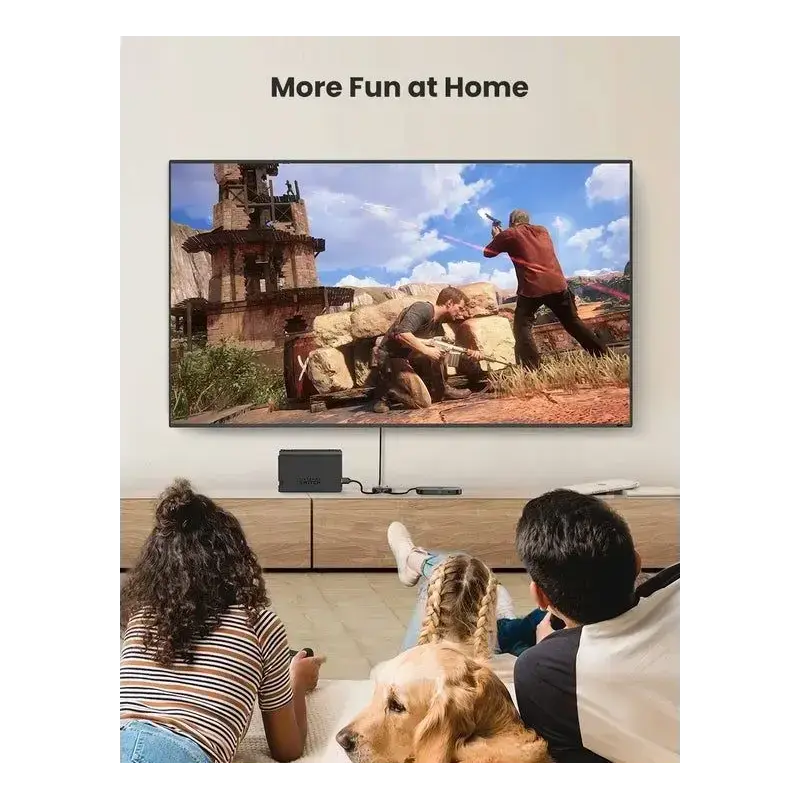 GREEN HDMI Switch 2-in-1 Out Bi-Directional HDMI Splitter 4K 60Hz 1080P 3D TV Monitor Projector Auto Switch 80126 Ugreen