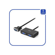 UGREEN 1x2 VGA Splitter Box Dual Display VGA Video Splitter Without Built-in Cable Monitor Projector TV Display Extension 80190 Ugreen