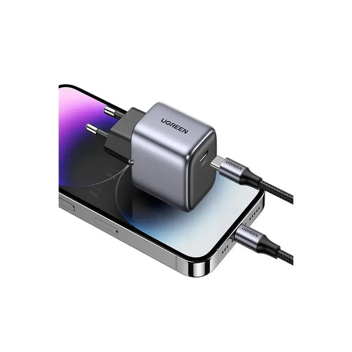 UGREEN 20W Nexode PD USB C GaN Mini Wall Charger Smartphone iPhone Fast Charging Compact Power Delivery Adapter (90664)