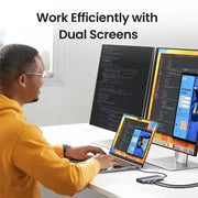 UGREEN 7-in-1 USB C Multifunctional Adapter 2 HDMI 2 USB A 3.0 3 USB A 2.0 100W PD Hub Dock Multi Port (35897) Ugreen