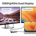 UGREEN 7-in-1 USB C Multifunctional Adapter 2 HDMI 2 USB A 3.0 3 USB A 2.0 100W PD Hub Dock Multi Port (35897) Ugreen