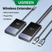 UGREEN Wireless Transmitter and Receiver TX USB-C(DP Protocol) and RX HDMI 1080P@60Hz 5G WiFi Transmission Compatible with Cellular/Computer/Laptop/Camera/TV Box/DVD/TIKTOK/Neflix (98FT/30M) (DP Protocol) (35031A) Ugreen